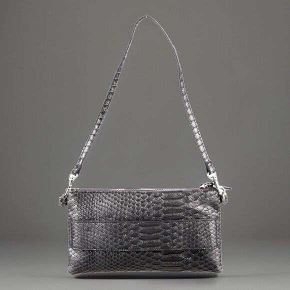 Devi Kroell Metallic Python Shoulder Bag - Picture 4 of 6